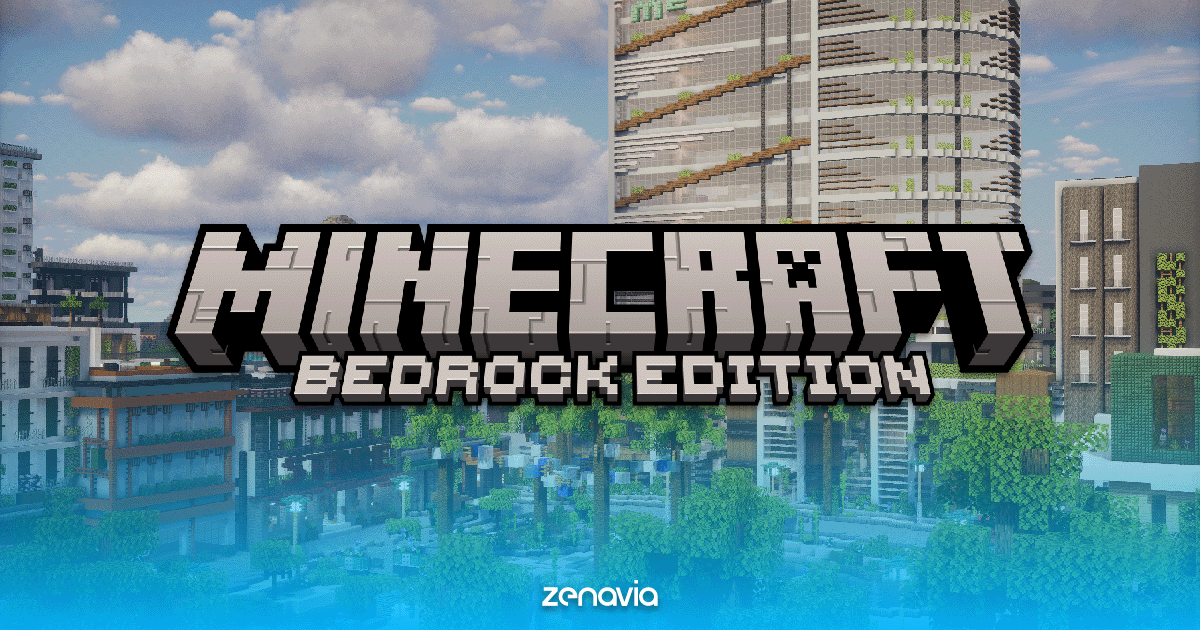 Jouer à Zenavia sur Minecraft Bedrock !